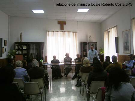 relazione del ministro locale Roberto Costa